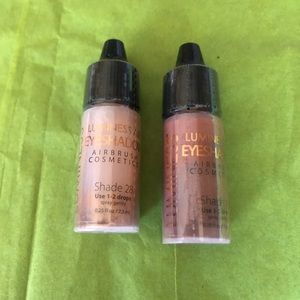 LUMINESS AIR COSMETICS- NEW! Eyeshadow Duo 2- bottles